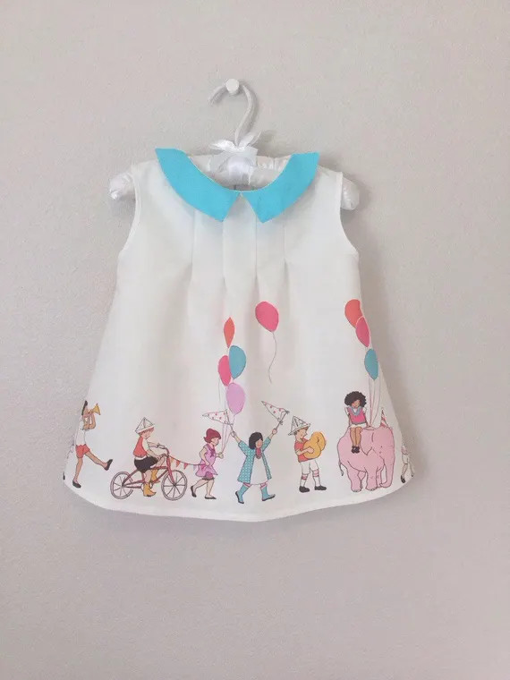 Children On Parade Dress Birthday Party Dress, peter pan collar toddler birthday dress | Etsy (US)