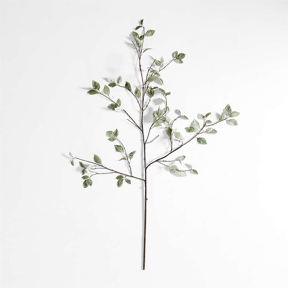 Faux Rust Leaf Branch 66" + Reviews | Crate & Barrel | Crate & Barrel