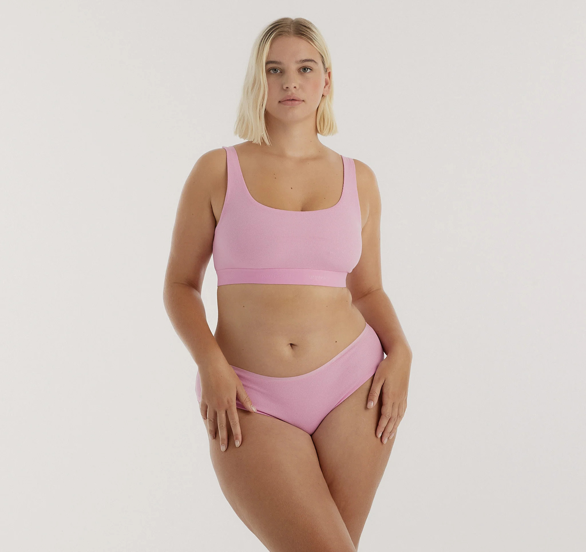 Core Rib Tank Bralette | Organic Basics