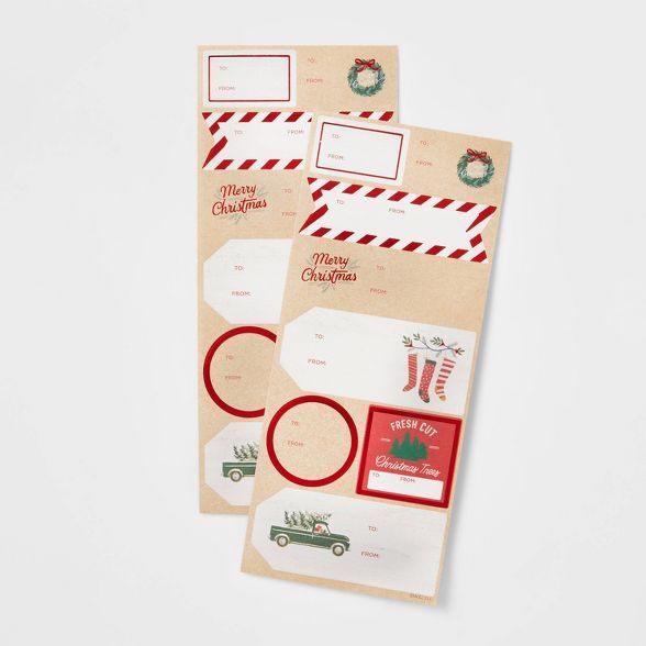 16ct Casual Icon Peel &#38; Stick Gift Tags - Wondershop&#8482; | Target