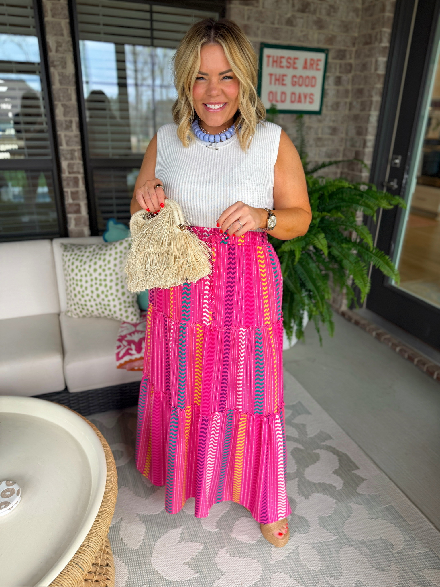 Vacation style, summer style, spring fashion, colorful fashion, maxi skirt, outfit inspo 

#LTKootd #LTKSeasonal