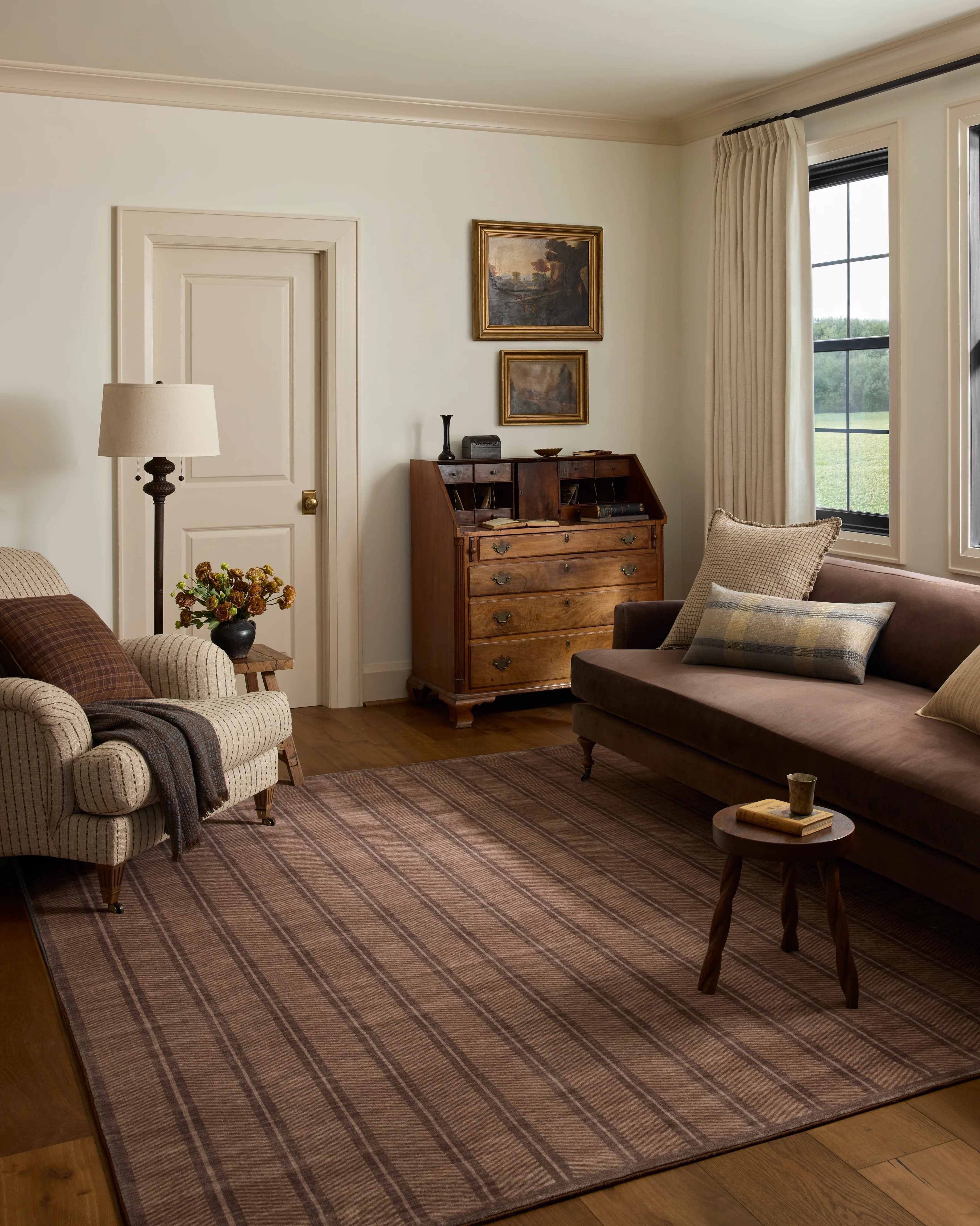 Chris Loves Julia x Loloi-Bobby-BOB-02-Camel, Plum | Rugs Direct
