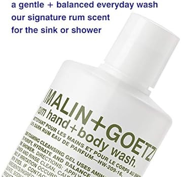 Amazon.com: Malin + Goetz Rum Hand + Body Wash — cleansing, purifying, hydrating women and men... | Amazon (US)