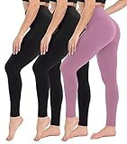 CAMPSNAIL High Waisted Leggings for Women - Soft High Rise Tummy Control Athletic Workout Legging Fa | Amazon (US)
