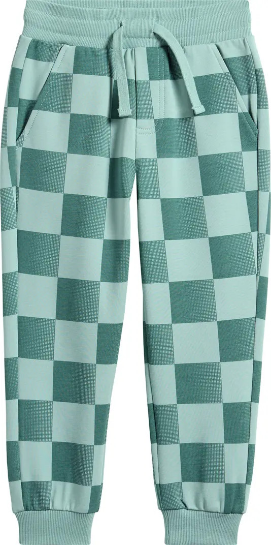 Kids' Checkerboard Stretch Cotton Sweatpants | Nordstrom