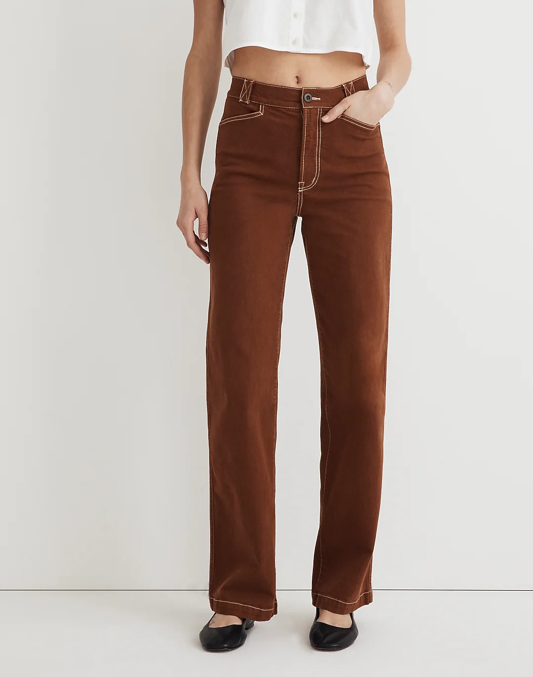 Emmett 2.0 Wide-Leg Pants: Garment-Dyed Edition | Madewell
