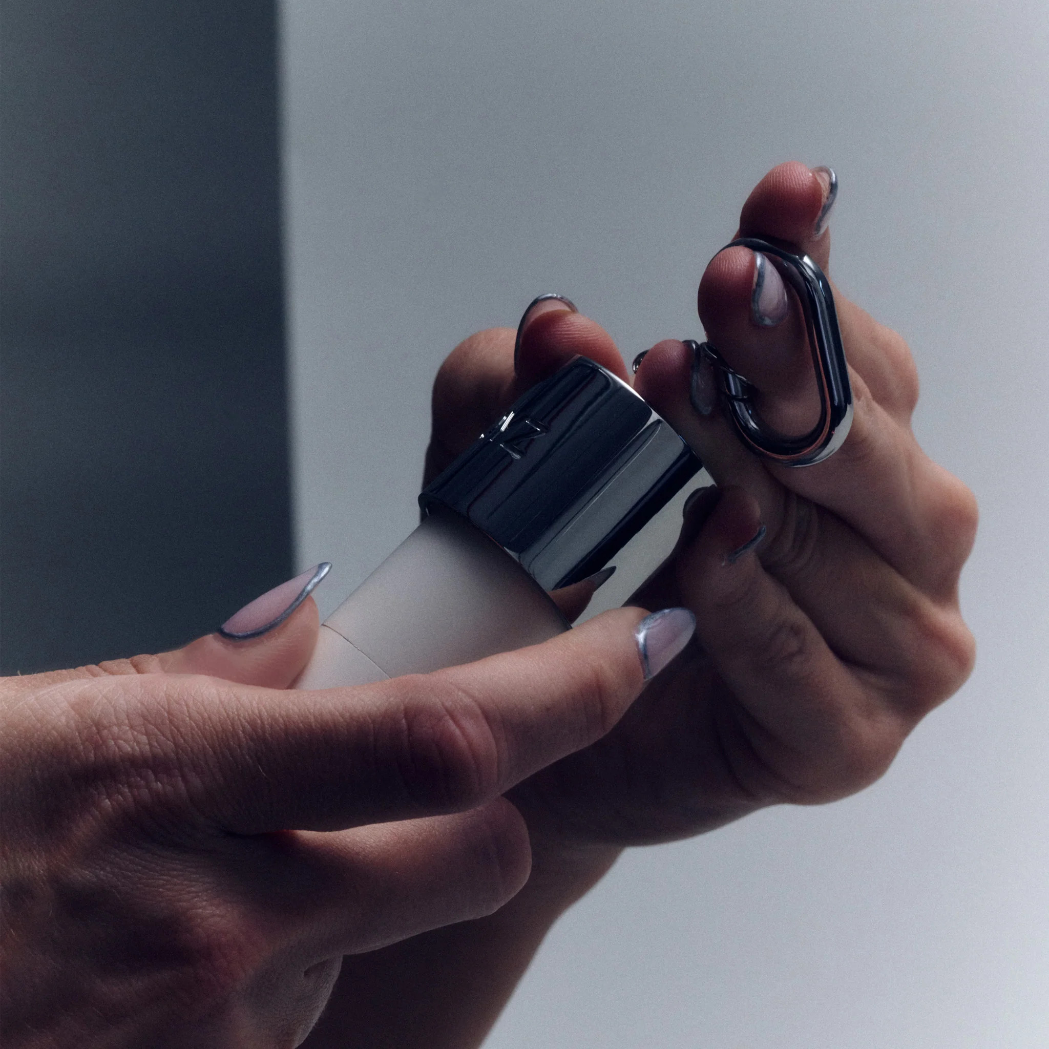 NOYZ | Limited Edition Chrome Solid Fragrance Bag Charm | Noyz