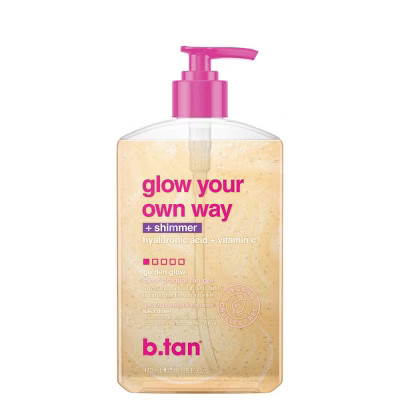 b.tan 'glow your own way' Shimmer Self Tanner - 16 fl oz | Target