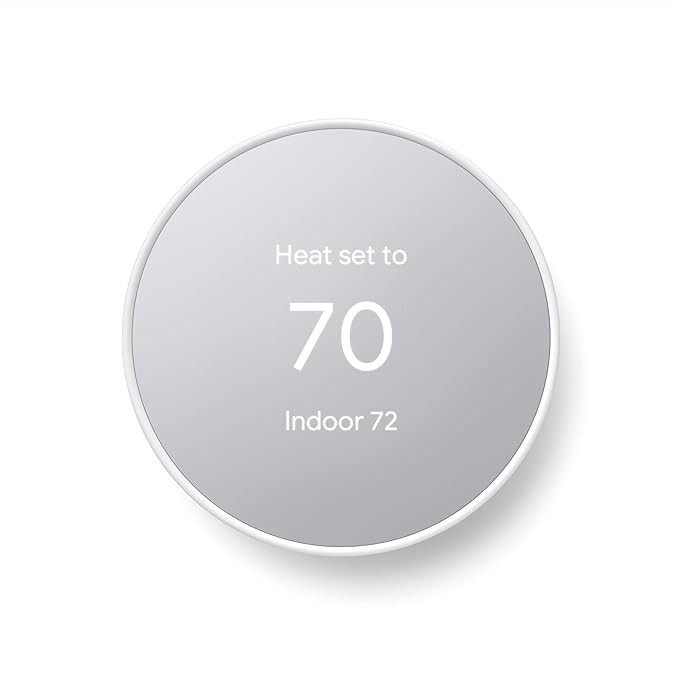 Google Nest Thermostat - Smart Thermostat for Home - Programmable Wifi Thermostat - Snow - - Amaz... | Amazon (US)