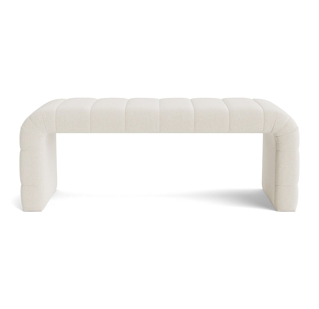 CALLAN CHANNEL TUFTED BENCH | Mitchell Gold + Bob Williams