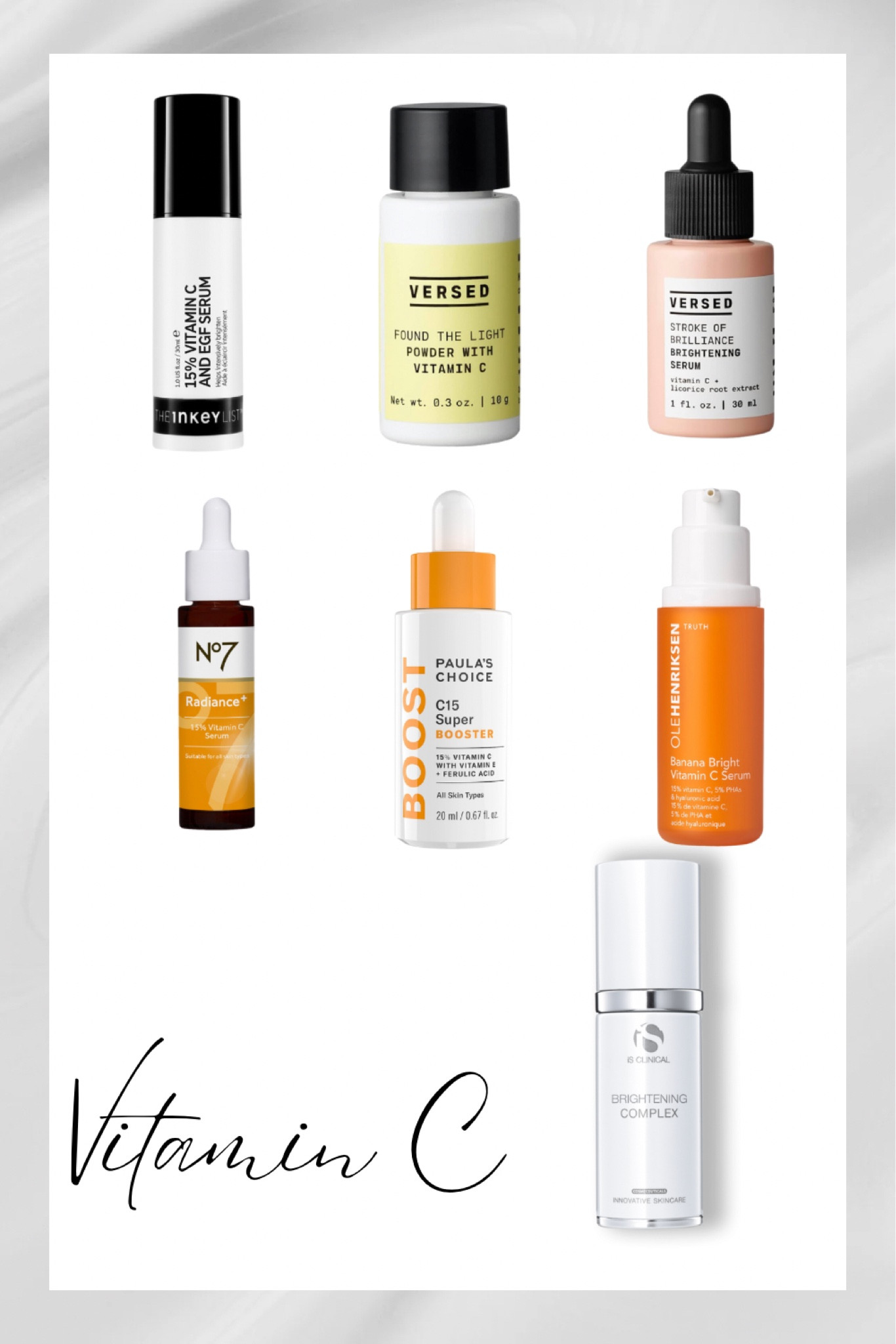 Vitamin C serums have been a game changer in my skin care routine. Key for keeping skin glowy and lessening the appearance of dark spots from acne scarring or sun spots! An absolute must! 

#LTKbeauty #LTKfindsunder100