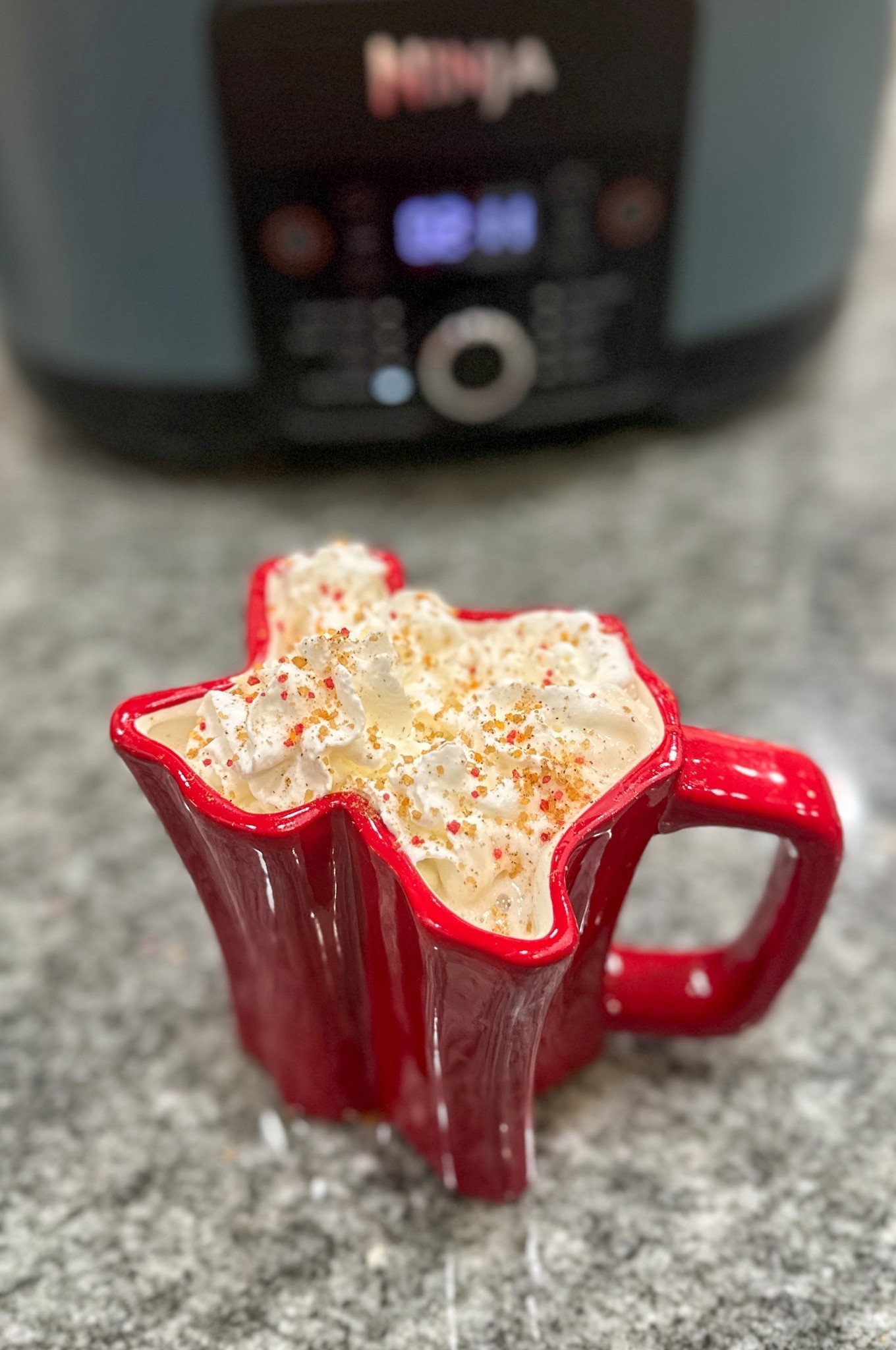 Slow cooker Hot Apple cider prepared in my Ninja Kitchen multipurpose cooker. #slowcooker #multipurposecooker #applecider #drinks #holidaydrinks #christmas #mugs #texas 

#LTKHoliday #LTKdayinmylife
