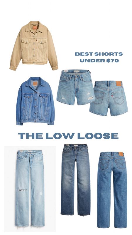 my favs -
Trucker jacket, XL trucker jacket, low loose, low pro, 80s mom shorts!