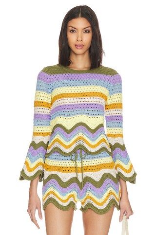 Raie Stripe Sweater
                    
                    Zimmermann | Revolve Clothing (Global)