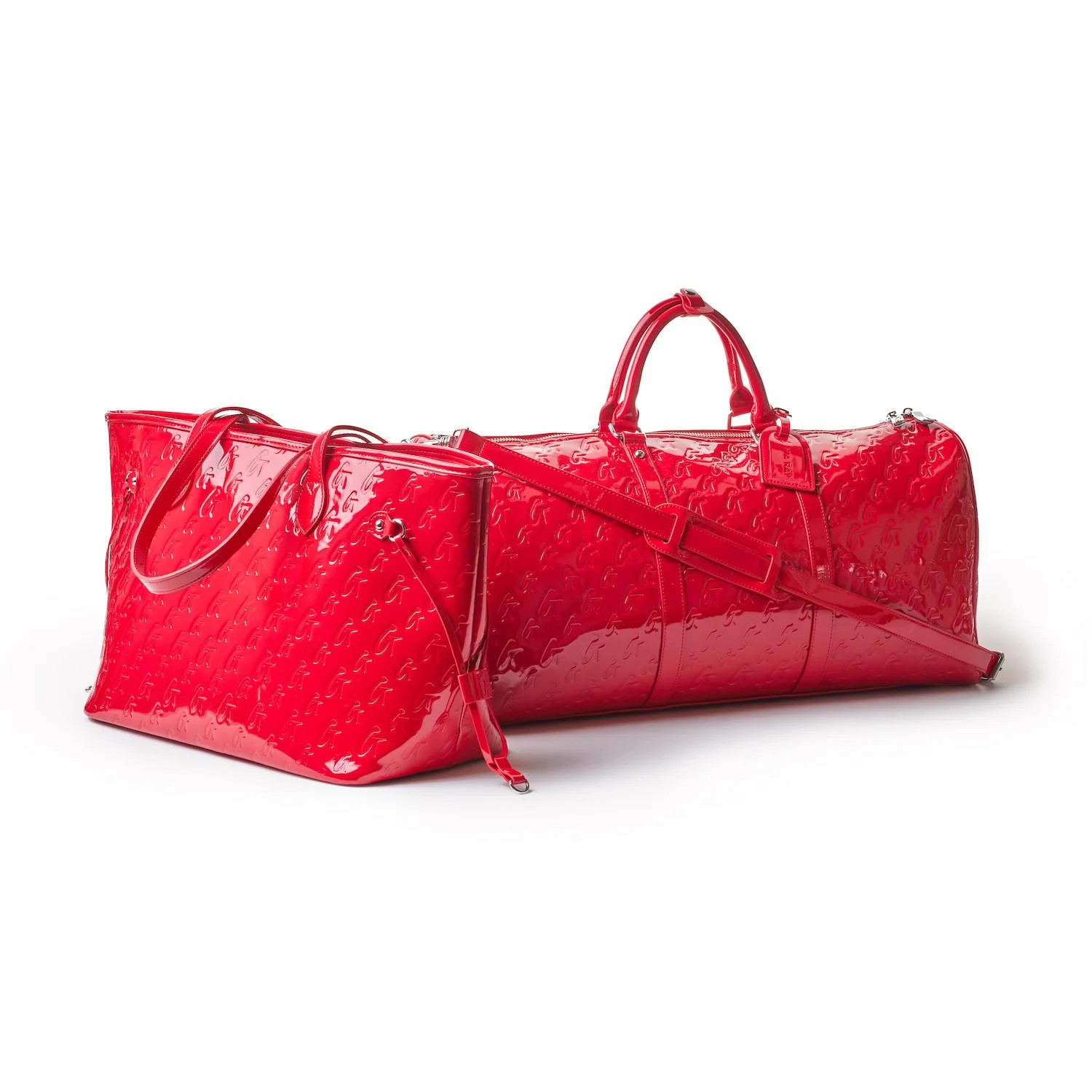 MONOGRAM TRAVEL SET - MIRROR RED | Glam-Aholic Lifestyle