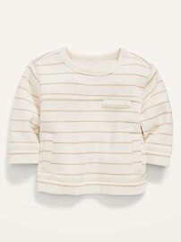Striped Fleece Pocket Sweatshirt for Baby | Old Navy (US)