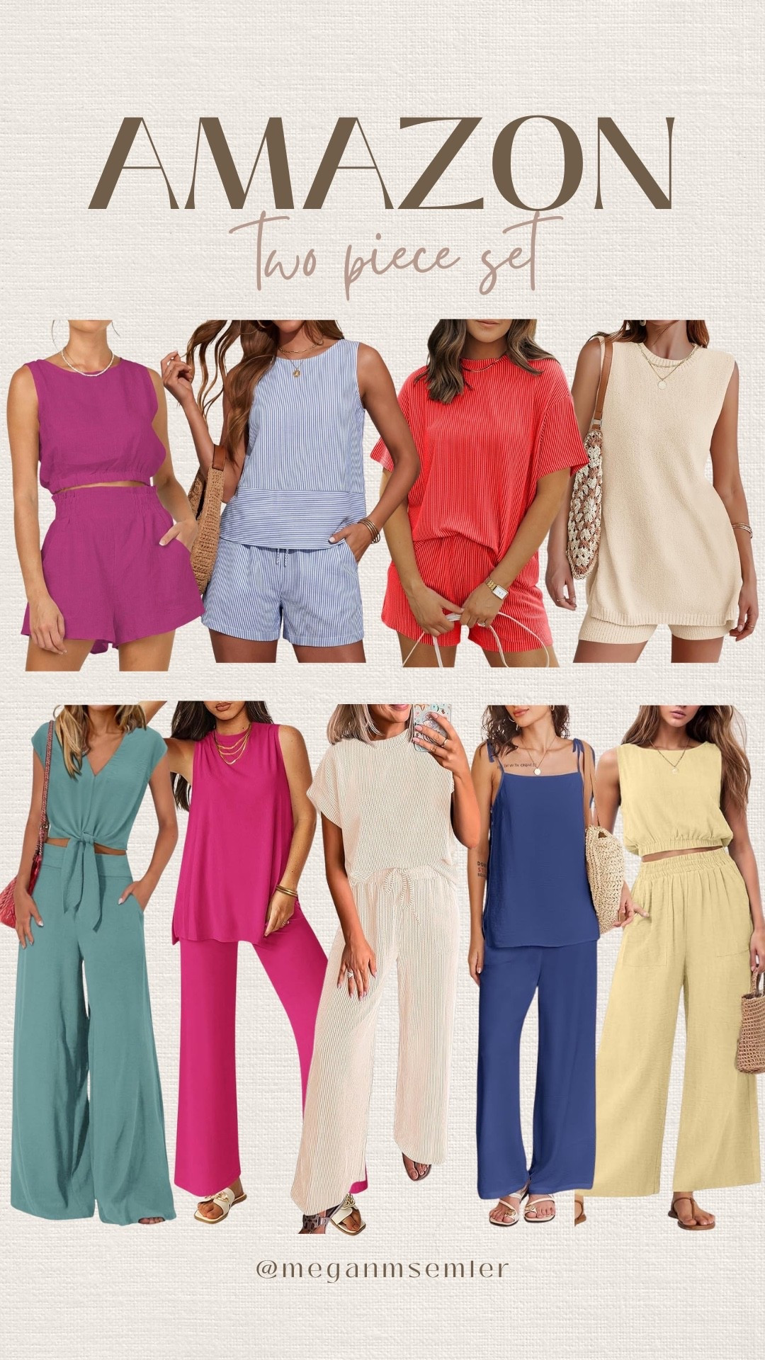 Amazon two piece sets for spring 

#LTKootd #LTKSeasonal #LTKgrwm