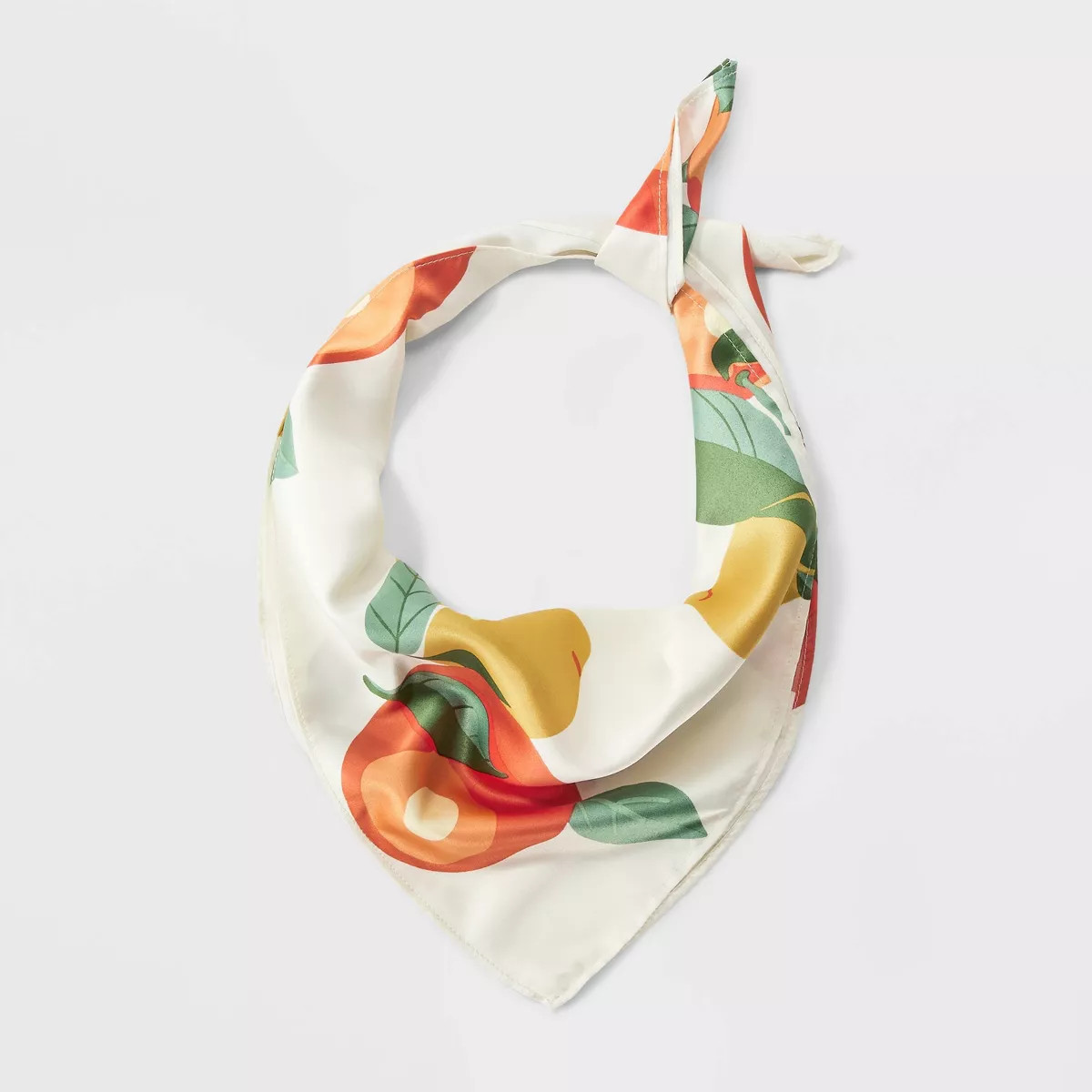 Women's Fruit Print Bandana Scarves - A New Day™: Lightweight Woven Single Layer, 23"x23" | Target