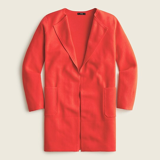 Juliette collarless sweater-blazer | J. Crew US