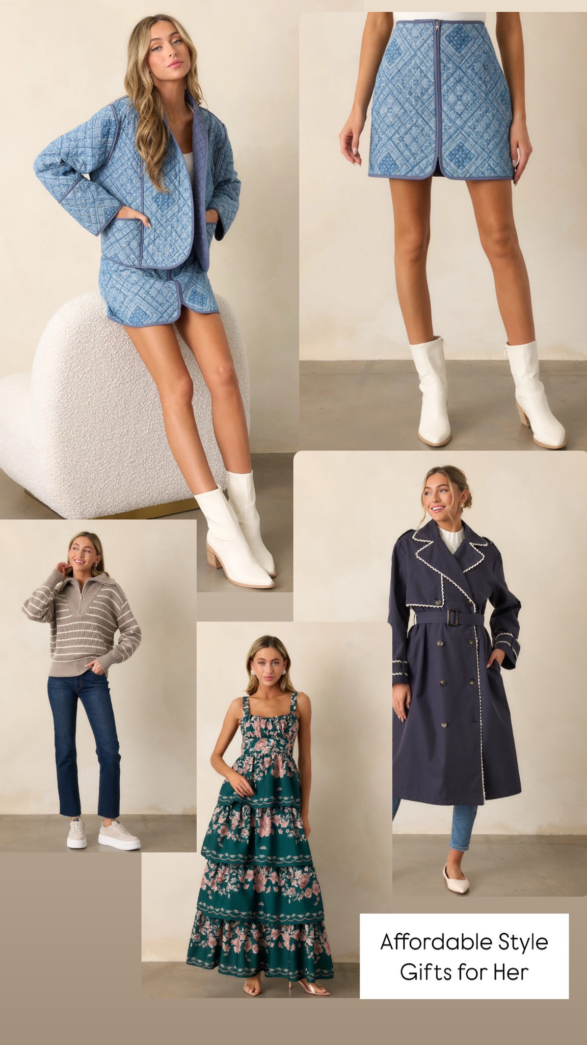 Affordable Style Gifts for Her!! 

#LTKGiftGuide #LTKHoliday #LTKSeasonal