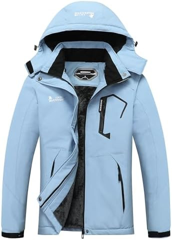 MOERDENG Women's Waterproof Ski Jacket Warm Winter Snow Coat Mountain Windbreaker Hooded Raincoat... | Amazon (US)