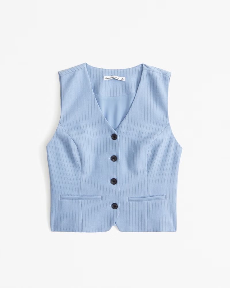 Tailored Vest Set Top | Abercrombie & Fitch (US)