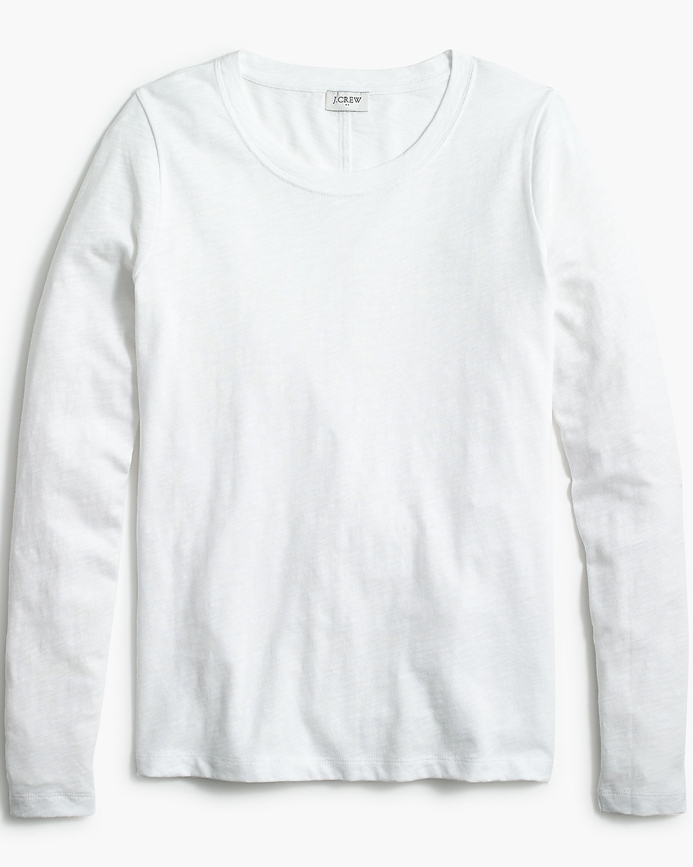 Long-sleeve crewneck girlfriend tee | J.Crew Factory