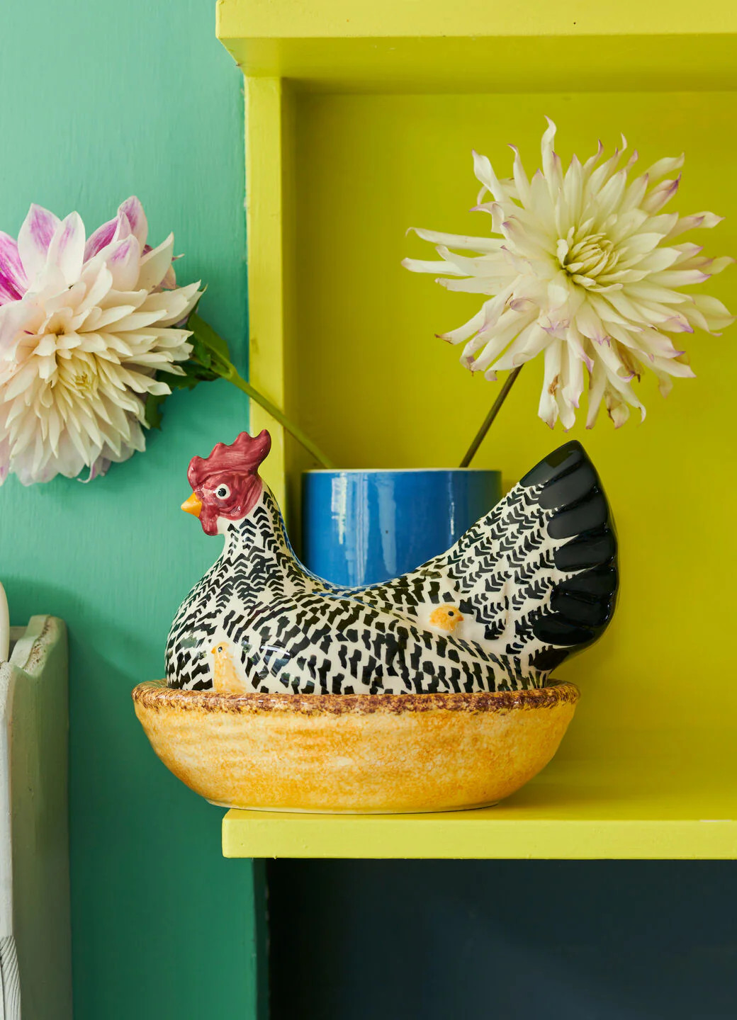 Black Toast Large Silver Hen on Nest | Emma Bridgewater (UK)