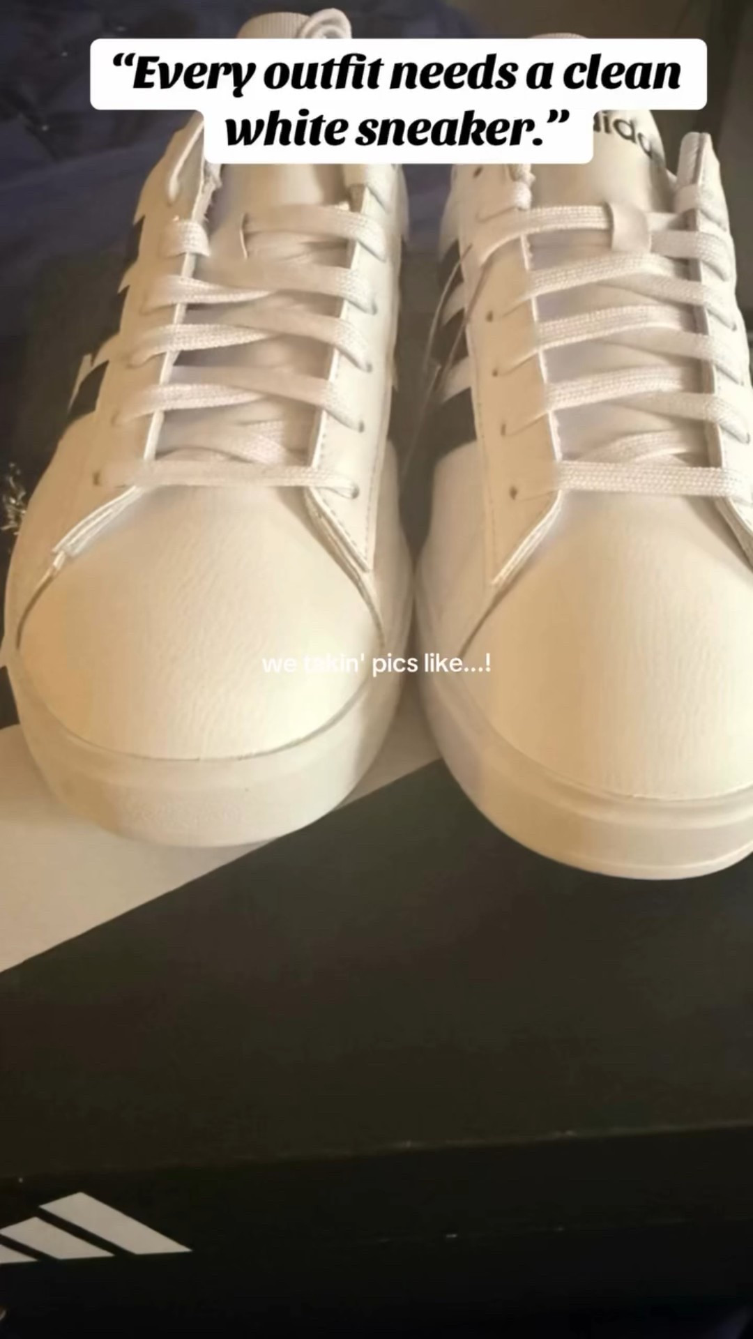 These adidas white sneakers are my everyday go-to.
Clean, comfortable, and easy to style with dresses, jeans, leggings, or athleisure.

Perfect for running errands, travel days, casual outings, or when you want comfort without sacrificing style.
A true closet staple you’ll reach for over and over again.

🔗“Shop the look via my LTK.
Amazon finds are linked in my bio.
Follow me on all platforms for sassy but classy style.”

#EverydaySneakers
#WhiteSneakers
#AdidasStyle
#amazonfashion101 
#ltkunder50

#LTKActive #LTKFindsUnder50 #LTKSaleAlert