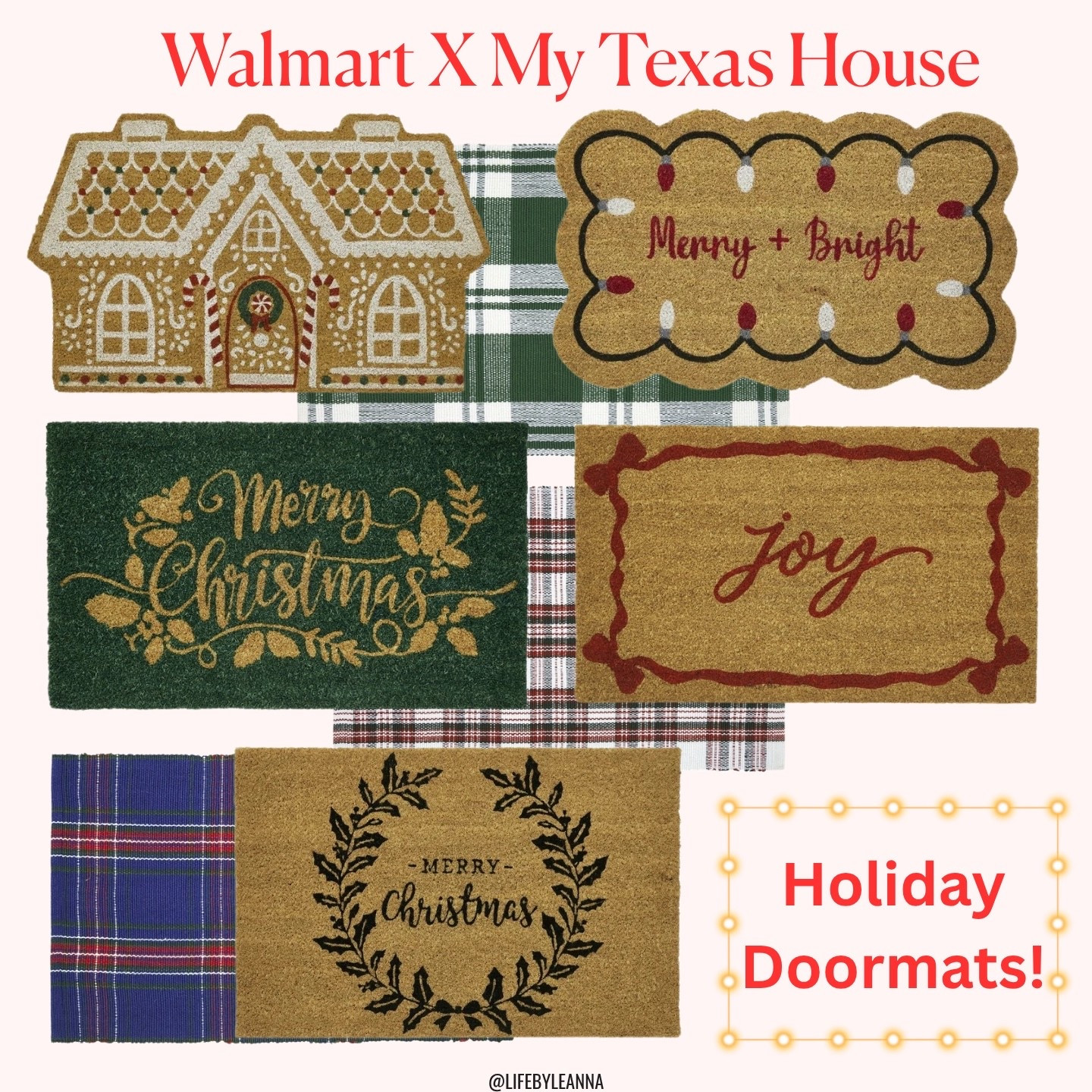 My Texas house holiday doormats exclusively at Walmart!!






#doormats
#walmart
#christmas

#LTKHome #LTKFindsUnder50 #LTKSeasonal