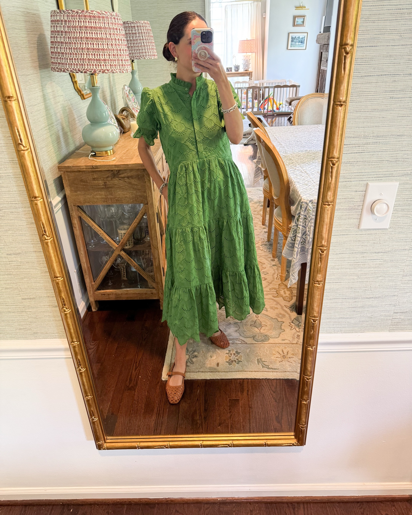 Sized down in both white dresses and green eyelet dresses, other dresses tts

#LTKStyleTip