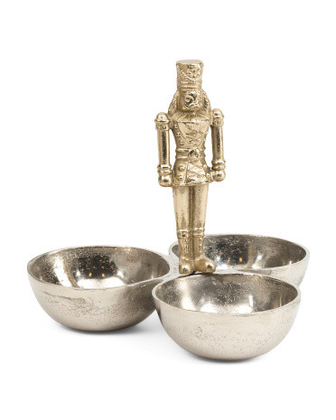 9.5in Nutcracker 3-nut Dish | TJ Maxx