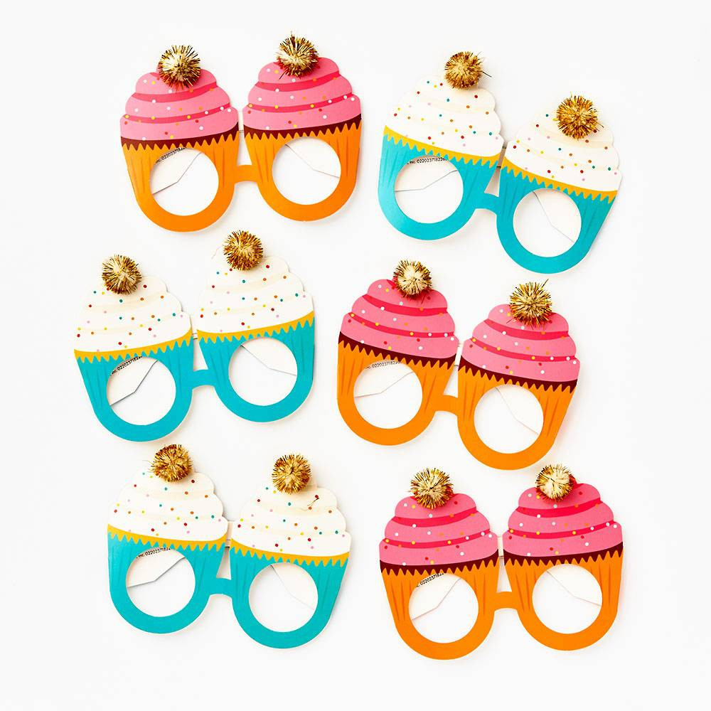 Birthday Cupcake Paper Glasses | Paper Source | Paper Source