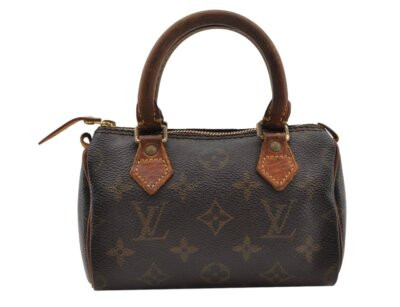 Authentic Louis Vuitton Monogram Mini Speedy Hand Bag Purse M41534 LV 7603H | eBay US