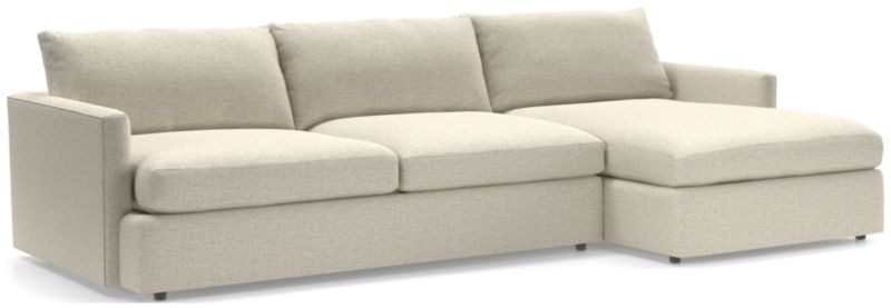 Lounge II Deep Sectional Sofa + Reviews | Crate and Barrel | Crate & Barrel