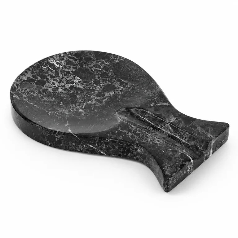 Black Marble Spoon Rest, 8 Inch, Kitchen Utensil Holder | Walmart (US)
