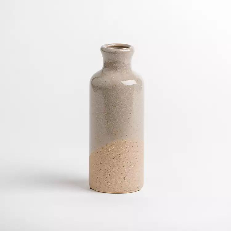 New! Gray Texture Tonal Vase, 7 in. | Kirkland's Home