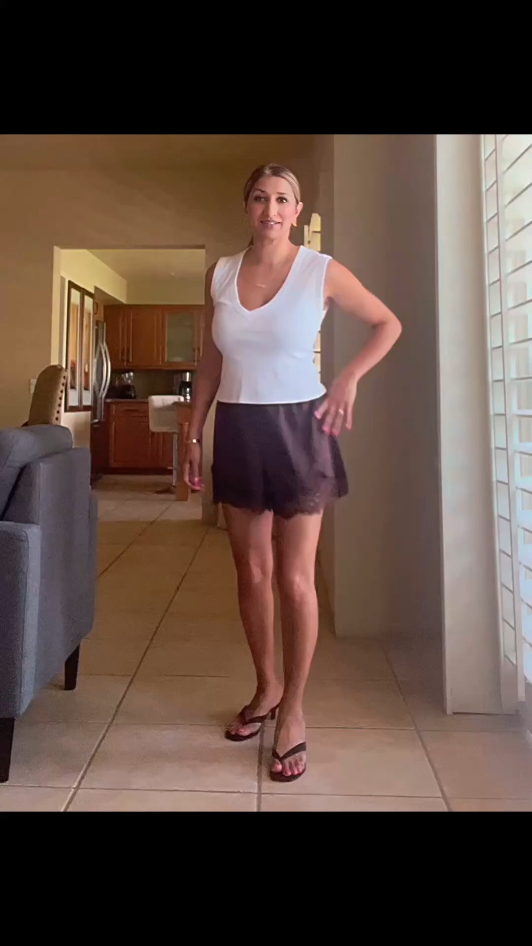 The perfect Summer short. These elegant satin lace shorts are perfect for Summer days or nights.  Classy and comfy.

#LTKSeasonal #LTKOver40 #LTKootd