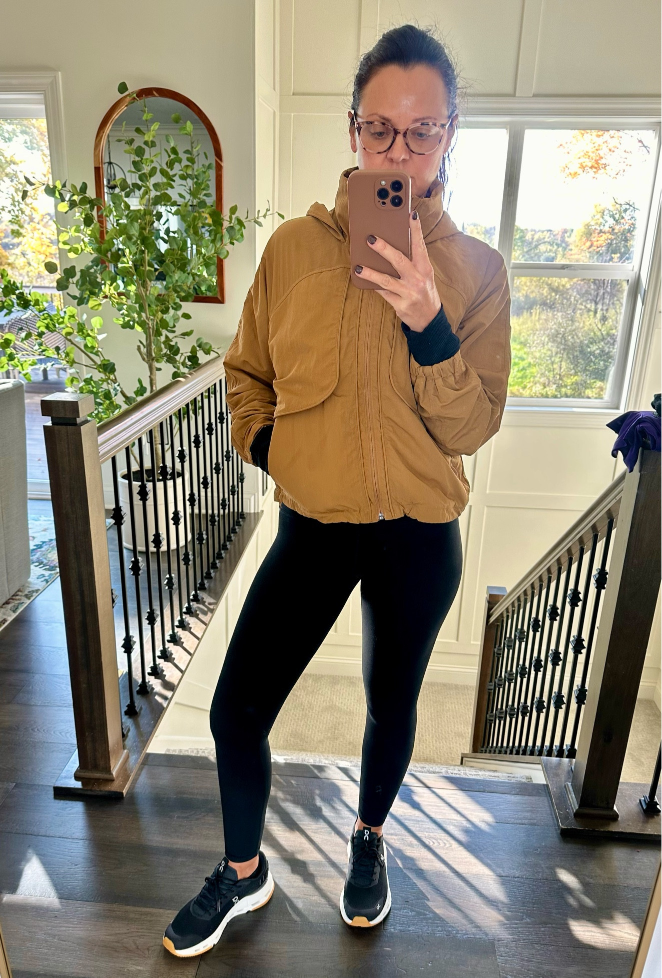 One of my favorite athletic jackets for the Fall season! And just got these new On Cloud sneakers in and I love the colors for Fall. I did a size 8.5 which I wear in most sneakers. Jacket is size 6. Paired with my favorite Amazon leggings of all time! Size  XS. 

#lululemon #crzyoga #oncloud #athleticwear #falljacket #casualwear #fitnessover40 #over40style 

#LTKFitness #LTKOver40 #LTKActive
