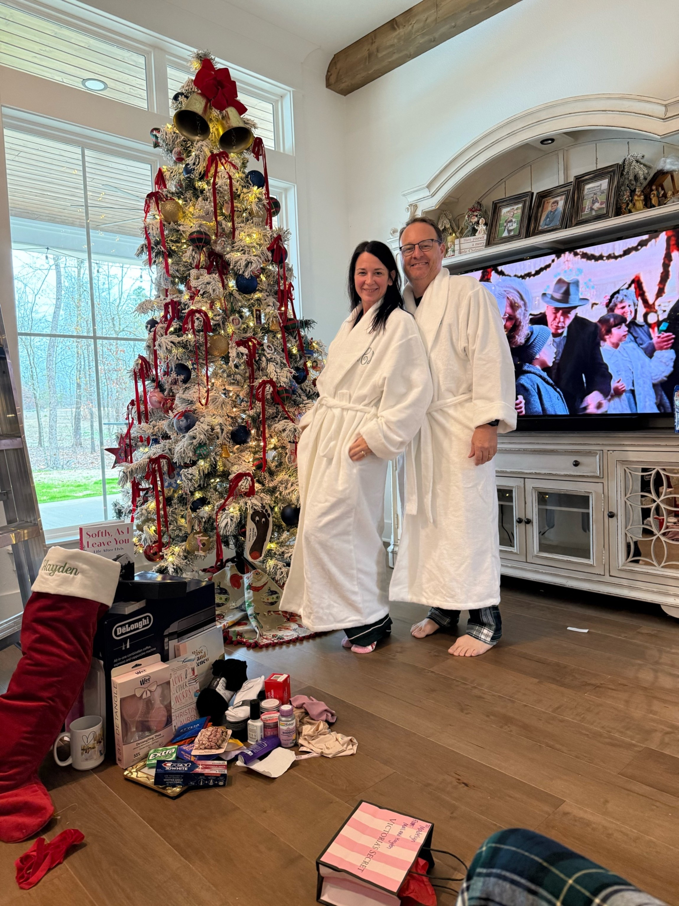 SALE ALERT✨One of the best gifts we’ve ever bought ourselves 🤍 These Frontgate robes started as a Christmas gift for the hot tub… and now we use them every single day. Cozy, oversized, luxurious, and absolutely worth it. Such a good Father’s Day gift idea if you’re looking for something he’ll actually use daily.  Little hint we sized up for an oversized fit🙌🏻✨

#fathersday #fathersdaygiftidea

#LTKSaleAlert #LTKmomlife #LTKselfcare