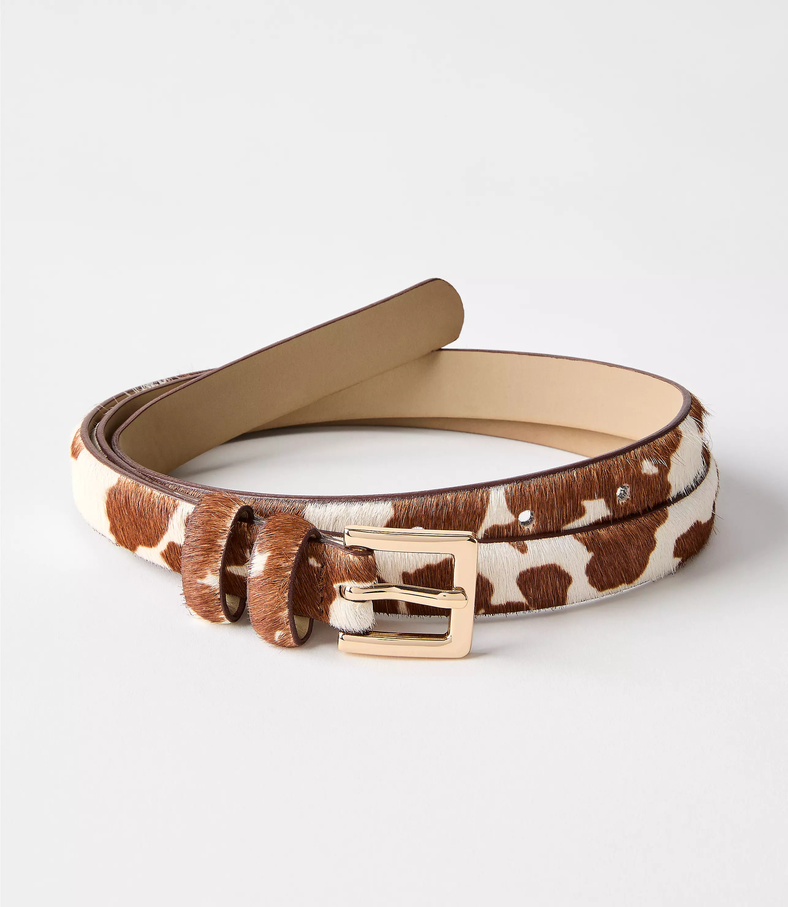 Spotted Haircalf Belt | LOFT