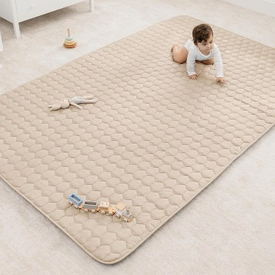 Premium Play Mat - Soft and Comfortable Kids & Toddler Play Mat with Non-Slip Bottom By Comfy Cubs - Sand, Rectangle, 60x96 | Target