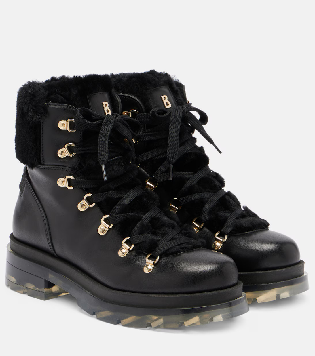 Swansea shearling-lined leather ankle boots | Mytheresa (US/CA)