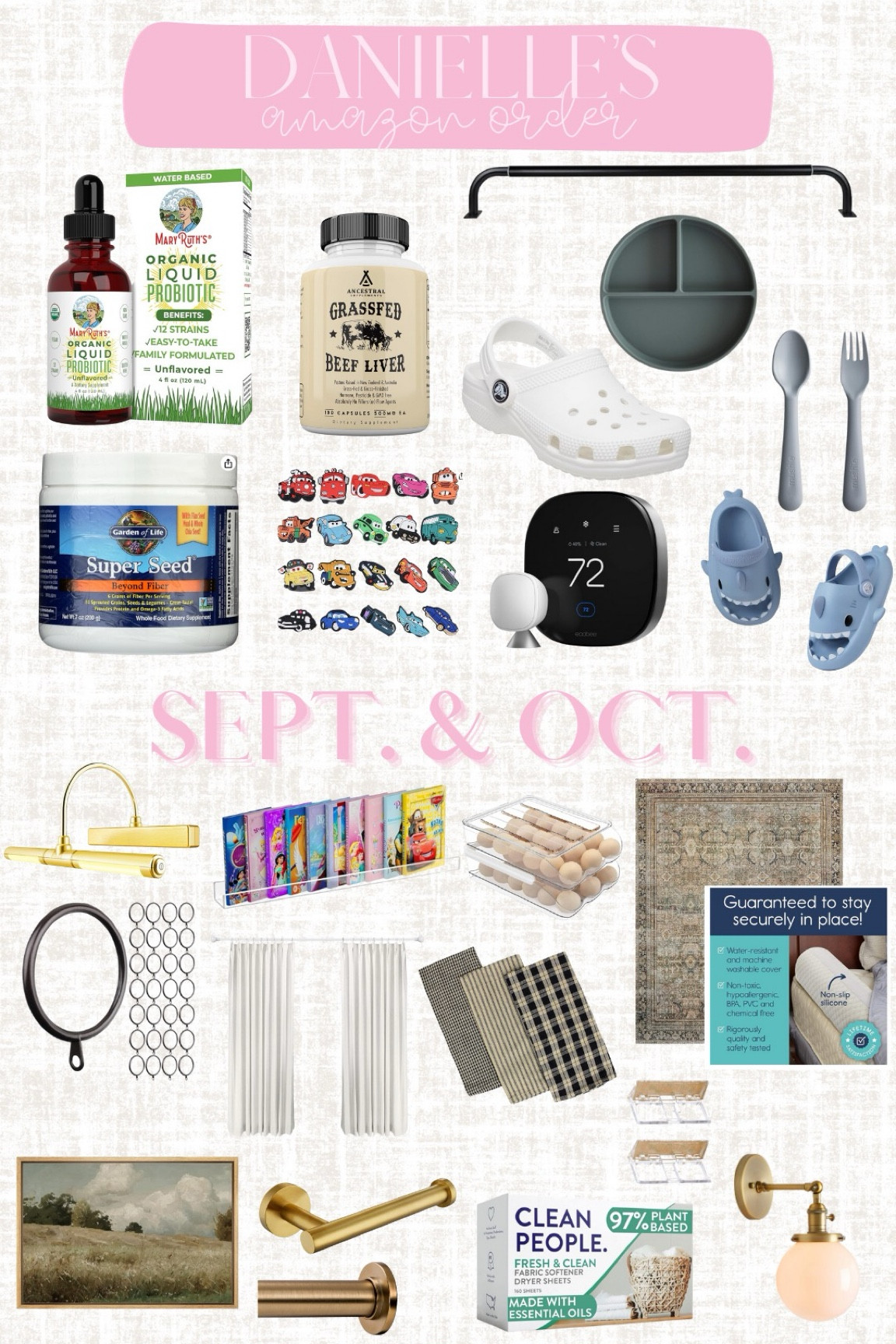 My September & October Amazon order! {Supplements, toddler finds, toddler shoes, toddler essentials, home decor, Amazon finds, toddler bedroom} 

#LTKhome #LTKfindsunder100 #LTKkids