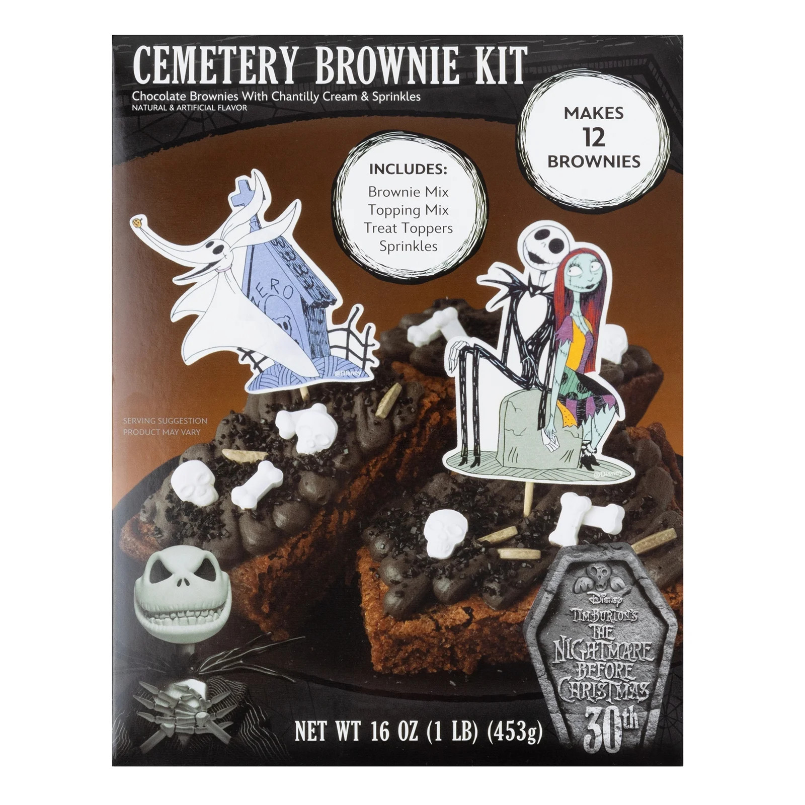 The Nightmare Before Christmas Cemetery Brownie Kit - Baking Mixes | Walmart (US)