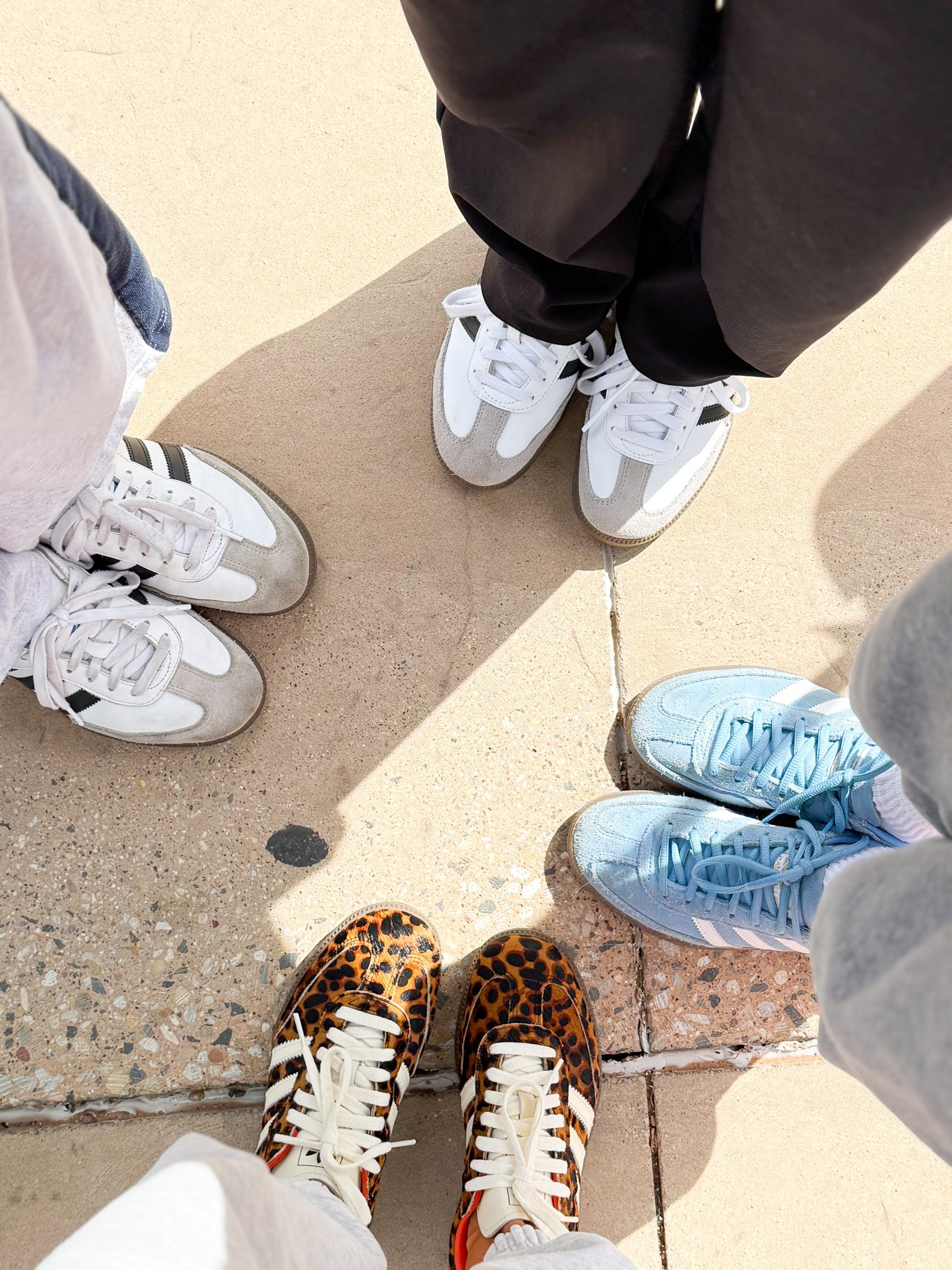 We love our adidas sneakers! Especially for travel days.