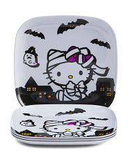 4pc Mummy Melamine Plates | TJ Maxx