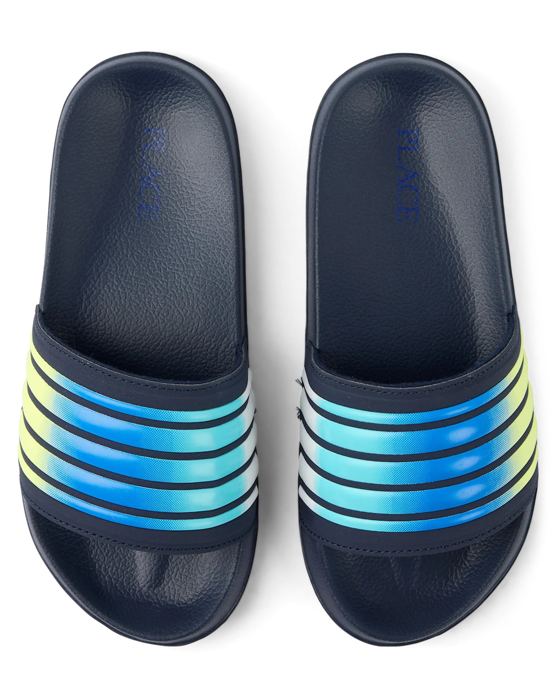 Boys Striped Slides - blue | The Children's Place