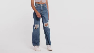 Target/Women/Women's Clothing/Jeans‎Women's Super-High Rise Distressed Baggy Jeans - Wild Fable... | Target