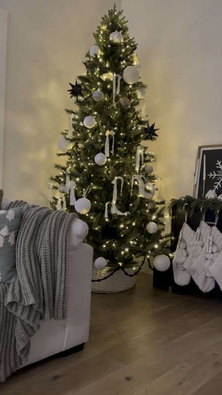 I still need to put the pups stockings up - I’ll maybe get to it before Christmas. 🫣
Here’s our simple minimalist Christmas tree! I looove it. I also love that the girls get to have their trees in their rooms with whatever decorations they want. 🤍
.
.


#LTKhome #LTKSeasonal #LTKHoliday